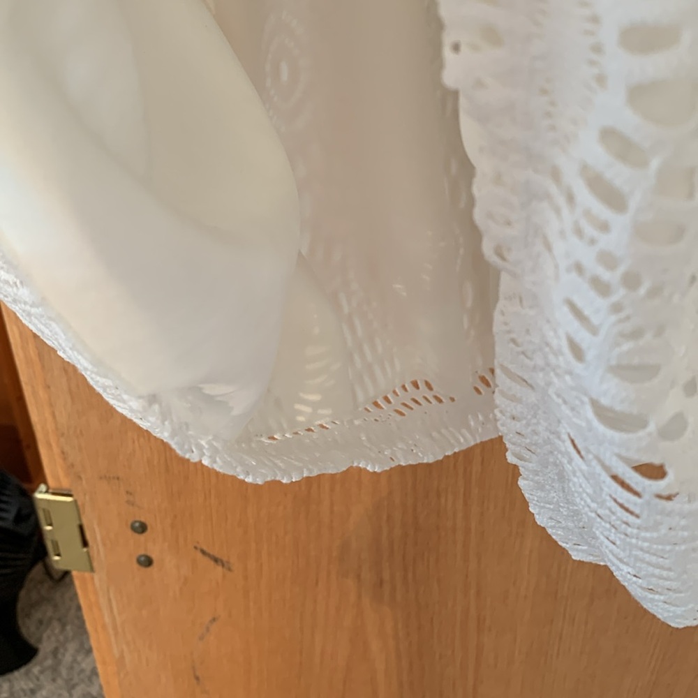 Speechless Off White Midi A-line Sleeveless Lace Dress EUC - Picture 5 of 10